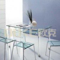 厂家定制时尚典雅亚克力桌椅套装 有机玻璃家具两件三件四件套