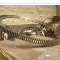 金滩Φ1.46米滚筒烘干机齿圈 跑带 小齿轮 托轮 支架